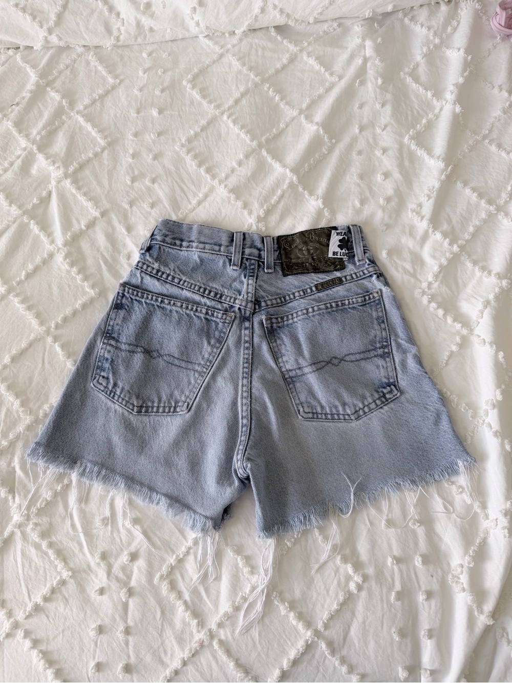 Vintage Lucky Brand Cutoff Denim Shorts | Light Wash | Soft Broken-In Denim
